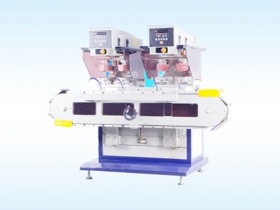 四色移印機 SP-848VD2 氣動坦克帶雙體四色移印機 Four-color pad printer SP-848VD2 pneumatic tank with two-body four-color pad printer
