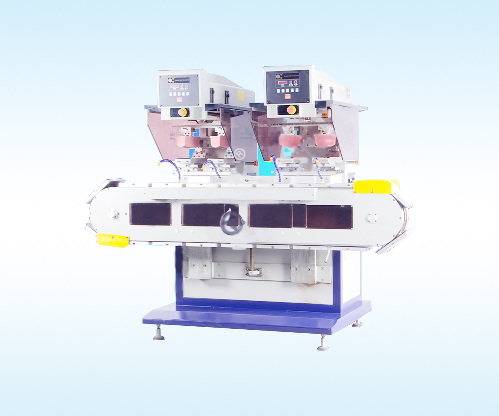 四色移印機 SP-848VD2 氣動坦克帶雙體四色移印機 Four-color pad printer SP-848VD2 pneumatic tank with two-body four-color pad printer