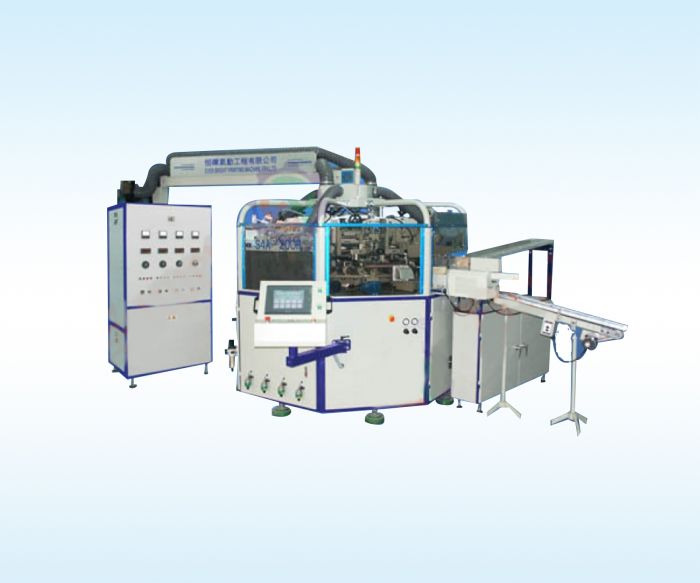 S4A-200R 全自動(dòng)軟管/瓶蓋四色絲印機(jī)